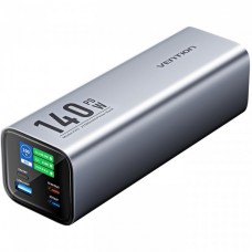 УМБ Vention 27000mAh PD 140W 5A 2Type-C 1USB PD3.1+QC3.0 LED Display Gray (FHVH0)