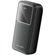 УМБ Vention 30000mAh PD 22.5W 3A 1Type-C 2USB PD+QC3.0 LED Display Black (FHMB0)