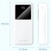 УМБ Vention 30000mAh PD 22.5W 3A 1Type-C 2USB PD+QC3.0 LED Display White (FHMW0)