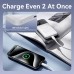 УМБ Vention Magnetic Qi Wireless 5000mAh PD 20W 3A 1Type-C Light Indicator Black (FHSB0)