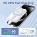 УМБ Vention Magnetic Qi Wireless 5000mAh PD 20W 3A 1Type-C Light Indicator Black (FHSB0)
