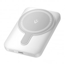 УМБ Vention Magnetic Qi Wireless 5000mAh PD 20W 3A 1Type-C Light Indicator White (FHSW0)