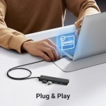 USB HUB 4USB 3.0 USB-USB 1m CM219 Ugreen Space Gray