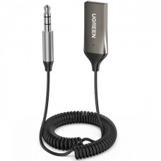 Адаптер Bluetooth 5.0 Aux with mic 3.5мм-USB CM309 Ugreen Black