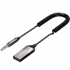 Адаптер Bluetooth 5.0 Aux with mic 3.5мм-USB CM309 Ugreen Black