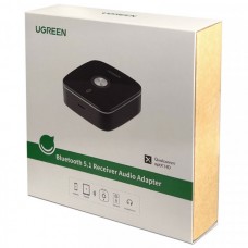 Адаптер Bluetooth Ugreen Bluetooth Audio Receiver 5.1 with 3.5мм-2RCA CM106 Black
