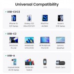 Автомобильное зарядное устройство Ugreen 1USB 2Type-C 130W 5A QC 3.0 CD293 Black