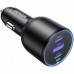 Автомобильное зарядное устройство Ugreen 1USB 2Type-C 130W 5A QC 3.0 CD293 Black