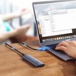 Внешний карман для SSD M.2 (NVME) M-KEY Ugreen 3.1 GEN2 CM400 Gray
