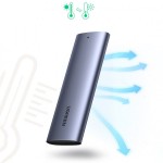 Внешний карман для SSD M.2 (NVME) M-KEY Ugreen 3.1 GEN2 CM400 Gray