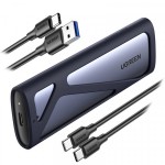 Внешний карман для SSD M.2 (NVME) M-KEY Ugreen 3.2 GEN2 CM400 Gray