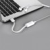 Звуковая карта USB AUX jack TRRS (Mic & Ear) ALC4042 Ugreen US206 White