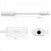 Звуковая карта USB AUX jack TRRS (Mic & Ear) ALC4042 Ugreen US206 White
