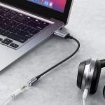 Звуковая карта USB AUX jack TRRS (Mic + Ear) KT0210 0.25m Ugreen CM477 Black