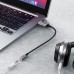 Звуковая карта USB AUX jack TRRS (Mic + Ear) KT0210 0.25m Ugreen CM477 Black