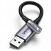 Звуковая карта USB AUX jack TRRS (Mic + Ear) KT0210 0.25m Ugreen CM477 Black