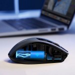 Мышь Ugreen 2.4GHz MU006 Ergonomic Wireless 4000dpi 4кн Silence Design Black