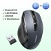 Мышь Ugreen 2.4GHz MU006 Ergonomic Wireless 4000dpi 4кн Silence Design Black