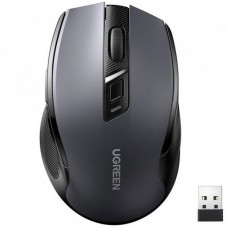 Мышь Ugreen 2.4GHz MU006 Ergonomic Wireless 4000dpi 4кн Silence Design Black