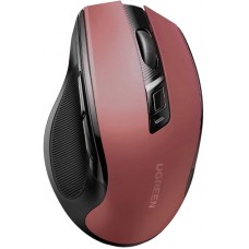 Мышь Ugreen 2.4GHz MU006 Ergonomic Wireless 4000dpi 4кн Silence Design Red