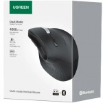Мышь Ugreen 2.4GHz MU008 Wireless 4000dpi 4кн Silence Design Black