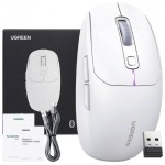 Мышь Ugreen 2.4GHz MU103 Wireless + Bluetooth 5000dpi 6кн White