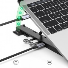 Подставка для ноутбука Ugreen X-Kit HUB Type C-->2xUSB 3.2 Gen1/HDMI 4K /SD/TF CM359 Black