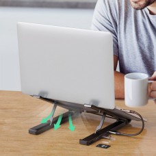 Подставка для ноутбука Ugreen X-Kit HUB Type C-->2xUSB 3.2 Gen1/HDMI 4K /SD/TF CM359 Black