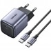Сетевое зарядное устройство Ugreen 1Type-C Gan PD 30W 3A Nexode Mini cable CD319 Gray