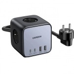 Сетевое зарядное устройство Ugreen 2Type-C 2USB 65W 3A DigiNest Cube CD268 Black