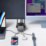 Сетевое зарядное устройство Ugreen 2Type-C 2USB 65W 3A DigiNest Cube CD268 Black