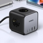 Сетевое зарядное устройство Ugreen 2Type-C 2USB 65W 3A DigiNest Cube CD268 Black