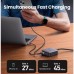 Сетевое зарядное устройство Ugreen 2Type-C 2USB Gan PD 65W 3.2A CD327 Desktop Fast Charger Black