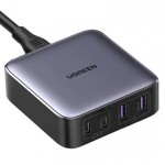 Сетевое зарядное устройство Ugreen 2Type-C 2USB Gan PD 65W 3.2A CD327 Desktop Fast Charger Black