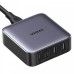 Сетевое зарядное устройство Ugreen 2Type-C 2USB Gan PD 65W 3.2A CD327 Desktop Fast Charger Black