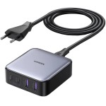 Сетевое зарядное устройство Ugreen 2Type-C 2USB Gan PD 65W 3.2A CD327 Desktop Fast Charger Black