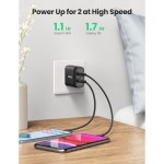 Сетевое зарядное устройство Ugreen 2USB 36W 3A QC 3.0 Fast Charger CD161 Black Сетевое зарядное устройство Ugreen 2USB 36W 3A QC 3.0 Fast Charger CD161 Black