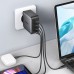 Сетевое зарядное устройство Ugreen 3Type-C 1USB Gan PD 100W 3A + Cable CD226 Gray