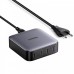 Сетевое зарядное устройство Ugreen 3Type-C 1USB Gan PD 100W 3A Nexode CD328 Desktop Fast Charger Black
