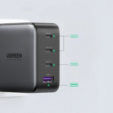 Сетевое зарядное устройство Ugreen 3Type-C 1USB Gan PD 100W 5A CD226 Black