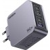 Сетевое зарядное устройство Ugreen 3Type-C 1USB Gan PD 160W 5A Nexode Pro X763 Gray