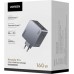 Сетевое зарядное устройство Ugreen 3Type-C 1USB Gan PD 160W 5A Nexode Pro X763 Gray