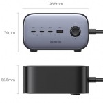 Сетевое зарядное устройство Ugreen 3Type-C 1USB PD 100W 3A Nexode Pro CD270 Balck