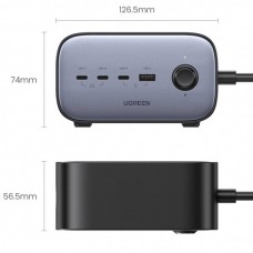 Сетевое зарядное устройство Ugreen 3Type-C 1USB PD 100W 3A Nexode Pro CD270 Balck