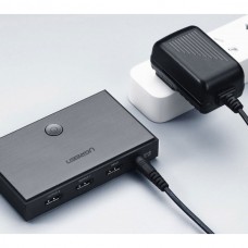 Сплиттер HDMI-HDMI 2.0 UHD 4K60Hz HDR 1x2 CM186 Ugreen Black