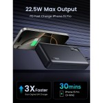 УМБ Ugreen 20000mAh 2USB 1Type-C PD 22.5W 3A QC+PD+SCP+PPS Black