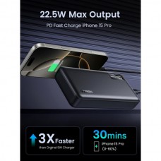 УМБ Ugreen 20000mAh 2USB 1Type-C PD 22.5W 3A QC+PD+SCP+PPS Black