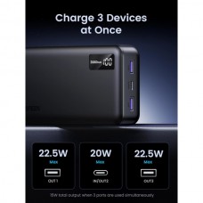 УМБ Ugreen 20000mAh 2USB 1Type-C PD 22.5W 3A QC+PD+SCP+PPS Black