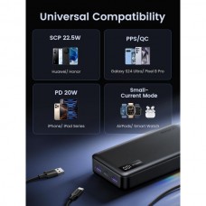 УМБ Ugreen 20000mAh 2USB 1Type-C PD 22.5W 3A QC+PD+SCP+PPS Black
