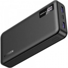 УМБ Ugreen 20000mAh 2USB 1Type-C PD 22.5W 3A QC+PD+SCP+PPS Black